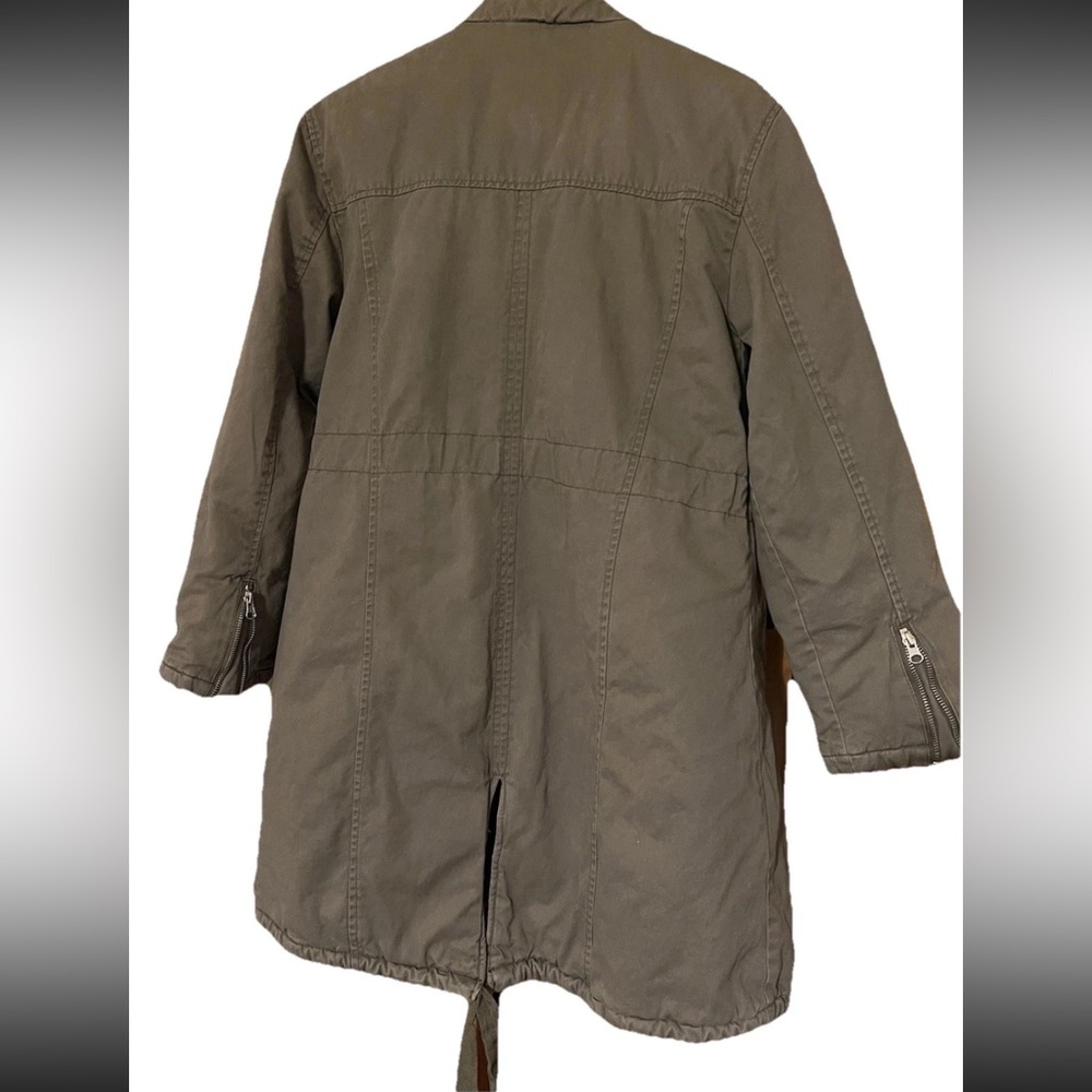 Me Jane Quilted Army Green Jacket - L - Picture 2 of 3